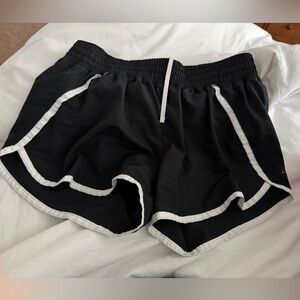 Champion Black and White Athletic Shorts